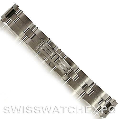 The image shows a stainless steel bracelet strap for the Cartier Roadster W62025V3 Men's Stainless Steel Silver Dial W62025V3 Men's Stainless Steel Silver Dial model watch.