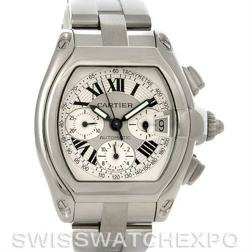 Photo of Cartier Roadster Chronograph Mens W62019X6 Watch