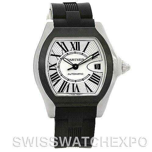 cartier roadster with rubber strap