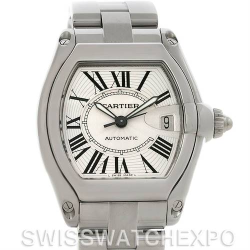 Photo of Cartier Roadster Mens Steel Large Watch W62025V3