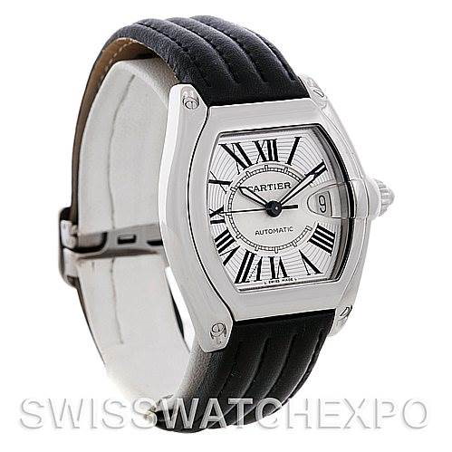Cartier Roadster Steel Automatic Mens Watch W62025V3 SwissWatchExpo