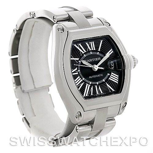 Cartier Roadster Men's Steel Large Watch W62041V3 SwissWatchExpo