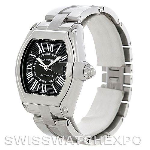 Cartier Roadster Mens Steel Large Watch W62041V3 SwissWatchExpo
