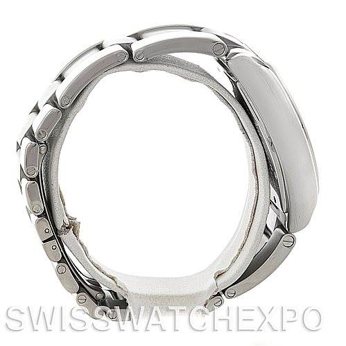 The image shows a side view of the Cartier Roadster W62025V3 Men's Stainless Steel Silver Dial W62025V3 Men's Stainless Steel Silver Dial watch, highlighting the band and side profile of the case.