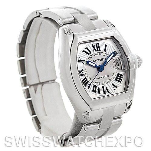 Cartier Roadster Men's Steel Large Watch W62025V3 SwissWatchExpo