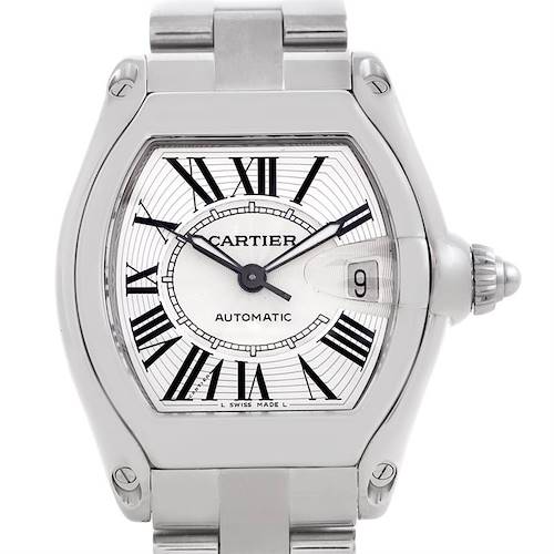 Photo of Cartier Roadster Mens Steel Large Watch W62025V3