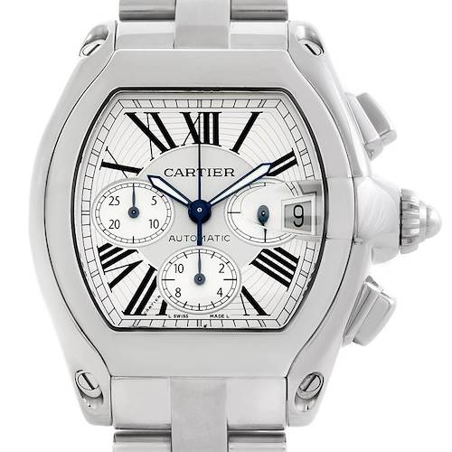 Photo of Cartier Roadster Chronograph Mens Watch W62019X6