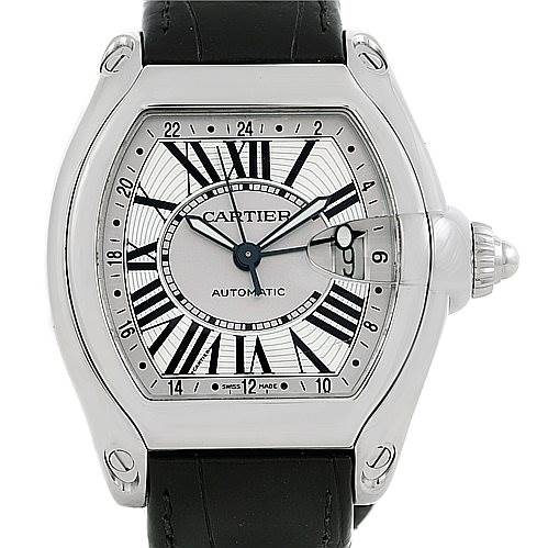 Cartier Roadster Mens XL GMT Watch W62032X6 | SwissWatchExpo