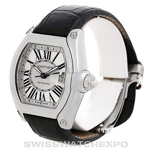 Cartier Roadster Mens XL GMT Watch W62032X6 | SwissWatchExpo