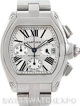 Photo of Cartier Roadster Chronograph Mens Watch W62019X6