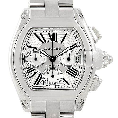 Cartier Roadster Stainless Steel W62019X6 | Stock 7051 | SwissWatchExpo