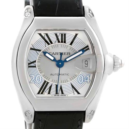 Photo of Cartier Roadster Mens Large Watch W62025V3 Greek Edition
