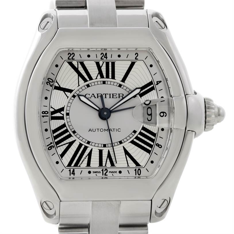 Cartier Roadster Stainless Steel W62032X6 | Stock 8836 | SwissWatchExpo