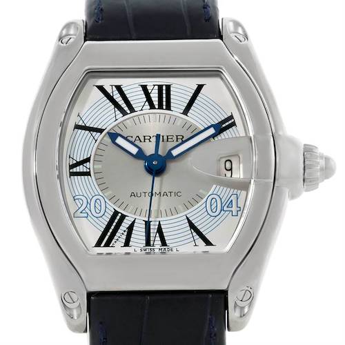 Photo of Cartier Roadster Mens Large Watch W62025V3 Greek Edition
