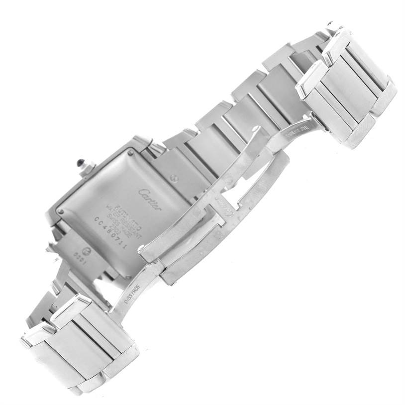 Cartier Tank Francaise Automatic Silver Dial Date Watch W51002Q3 ...