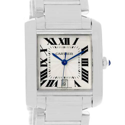 Photo of Cartier Tank Francaise Large 18K White Gold Unisex Watch W50011S3