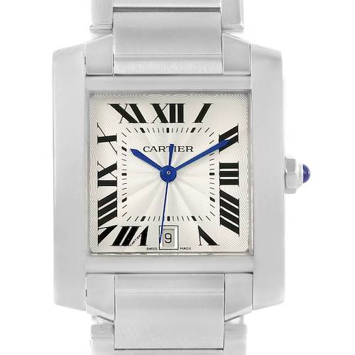 Photo of Cartier Tank Francaise Automatic Stainless Steel Large Watch W51002Q3