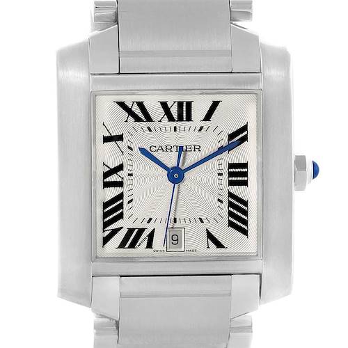 Photo of Cartier Tank Francaise Silver Dial Unisex Watch Model W51002Q3