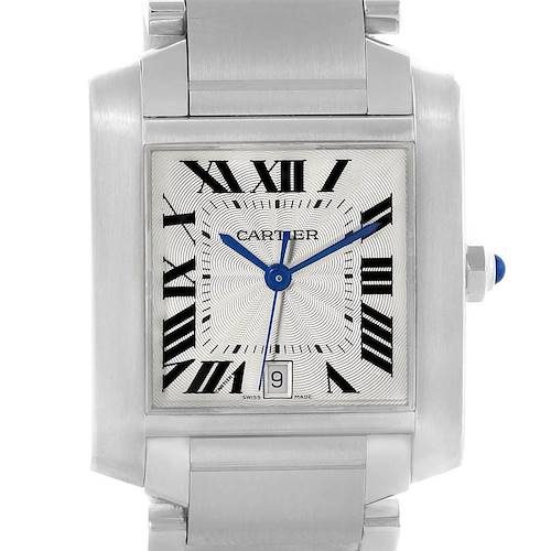 Photo of Cartier Tank Francaise Stainless Steel Automatic Mens Watch W51002Q3