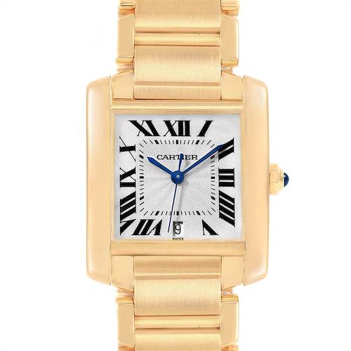 Photo of Cartier Tank Francaise Large Yellow Gold Automatic Mens Watch W50001R2
