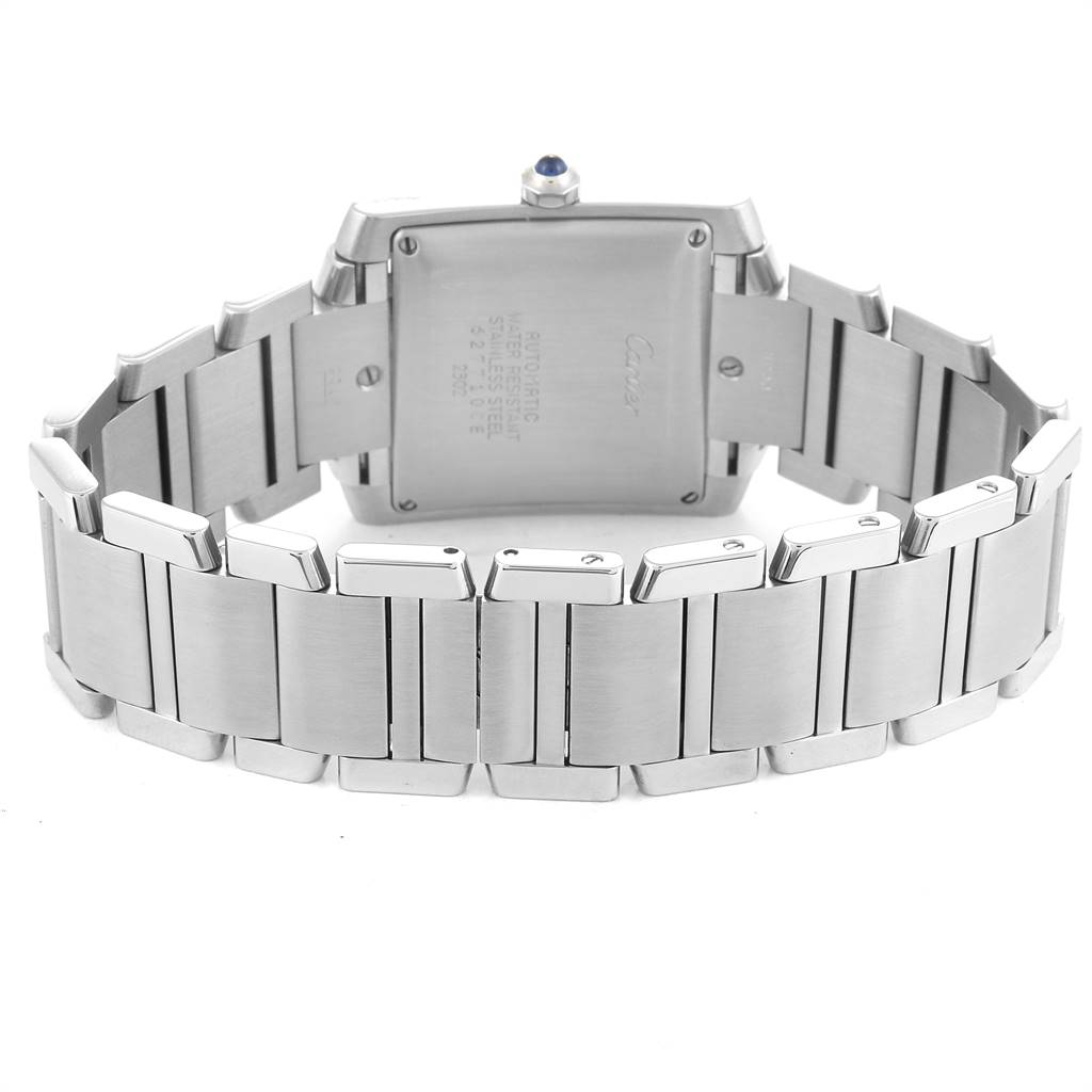 Cartier Tank Francaise Large Steel Automatic Mens Watch W51002Q3 ...
