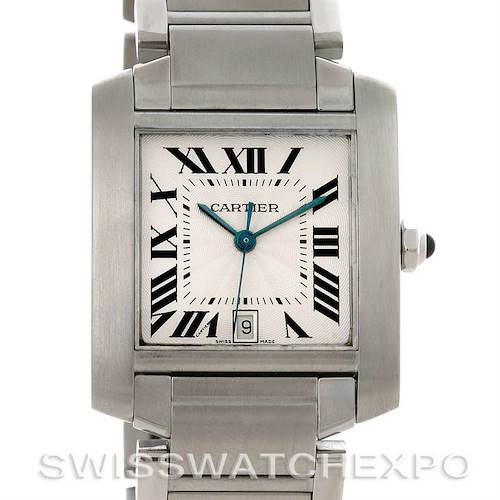 Photo of Cartier  Tank Francaise Large Steel Watch W51002Q3