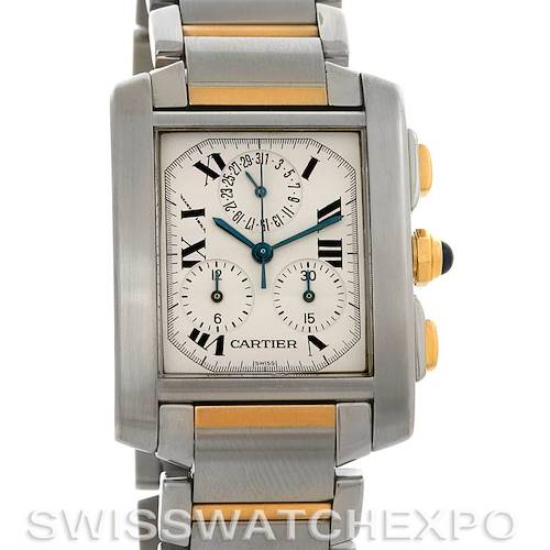 Photo of Cartier  Tank Francaise Men's Chrongraph Watch W51004Q4