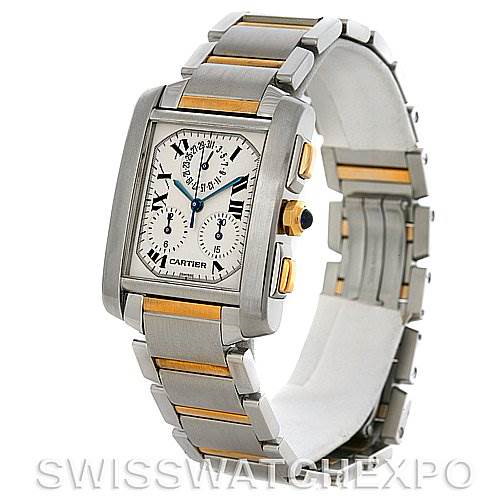Cartier Tank Francaise Men's Chrongraph Watch W51004Q4 SwissWatchExpo
