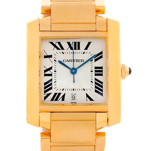 Photo of Cartier Tank Francaise Large 18K Yellow Gold Watch W50001R2
