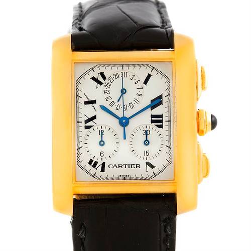 Photo of Cartier Tank Francaise Chronograph 18K Yellow Gold Watch W5000556