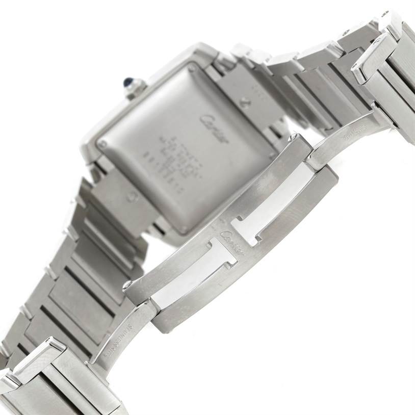 Cartier Tank Francaise Large Stainless Steel Mens Watch W51002Q3 ...