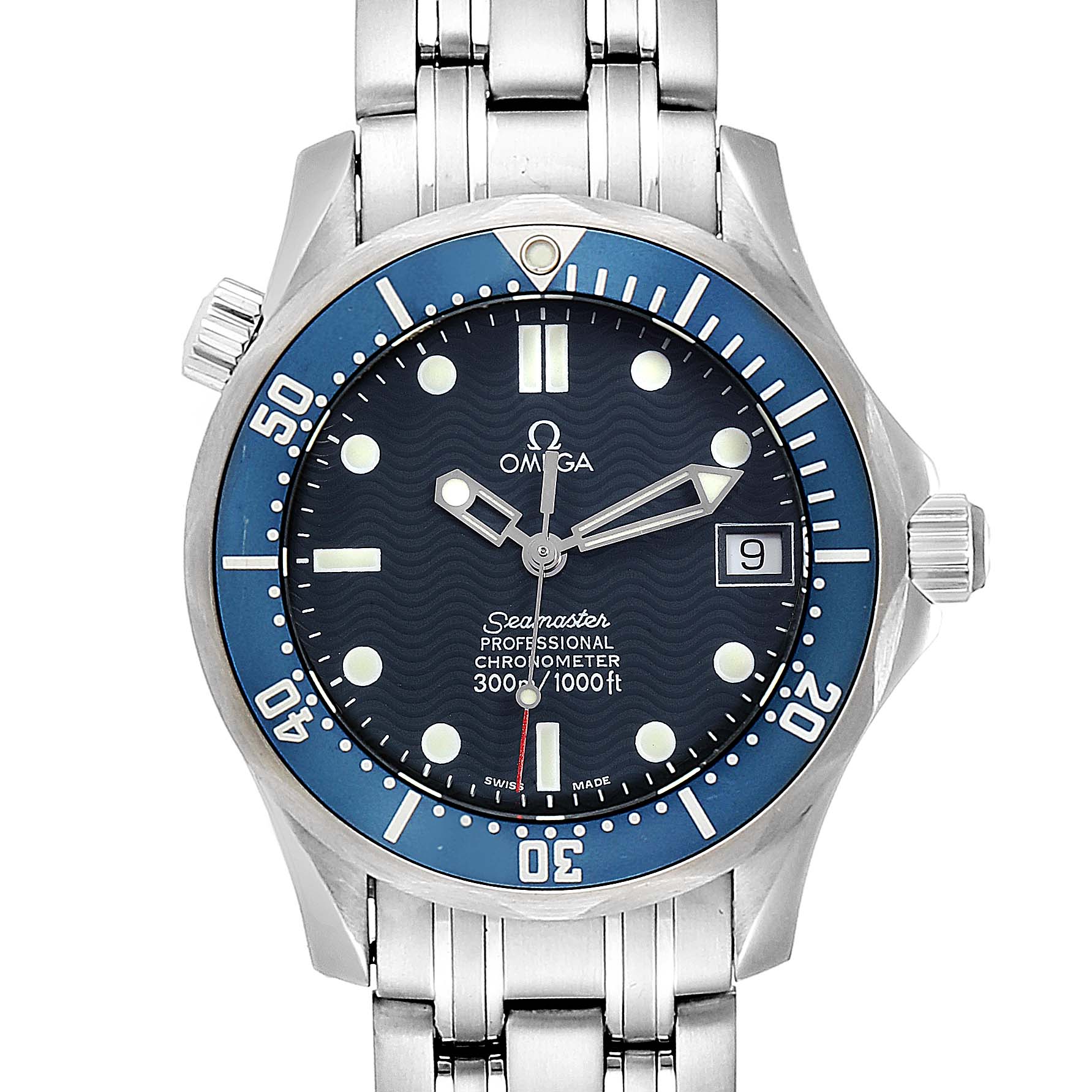 Omega Seamaster Midsize 36mm Blue Dial Steel Mens Watch 2551.80.00 ...