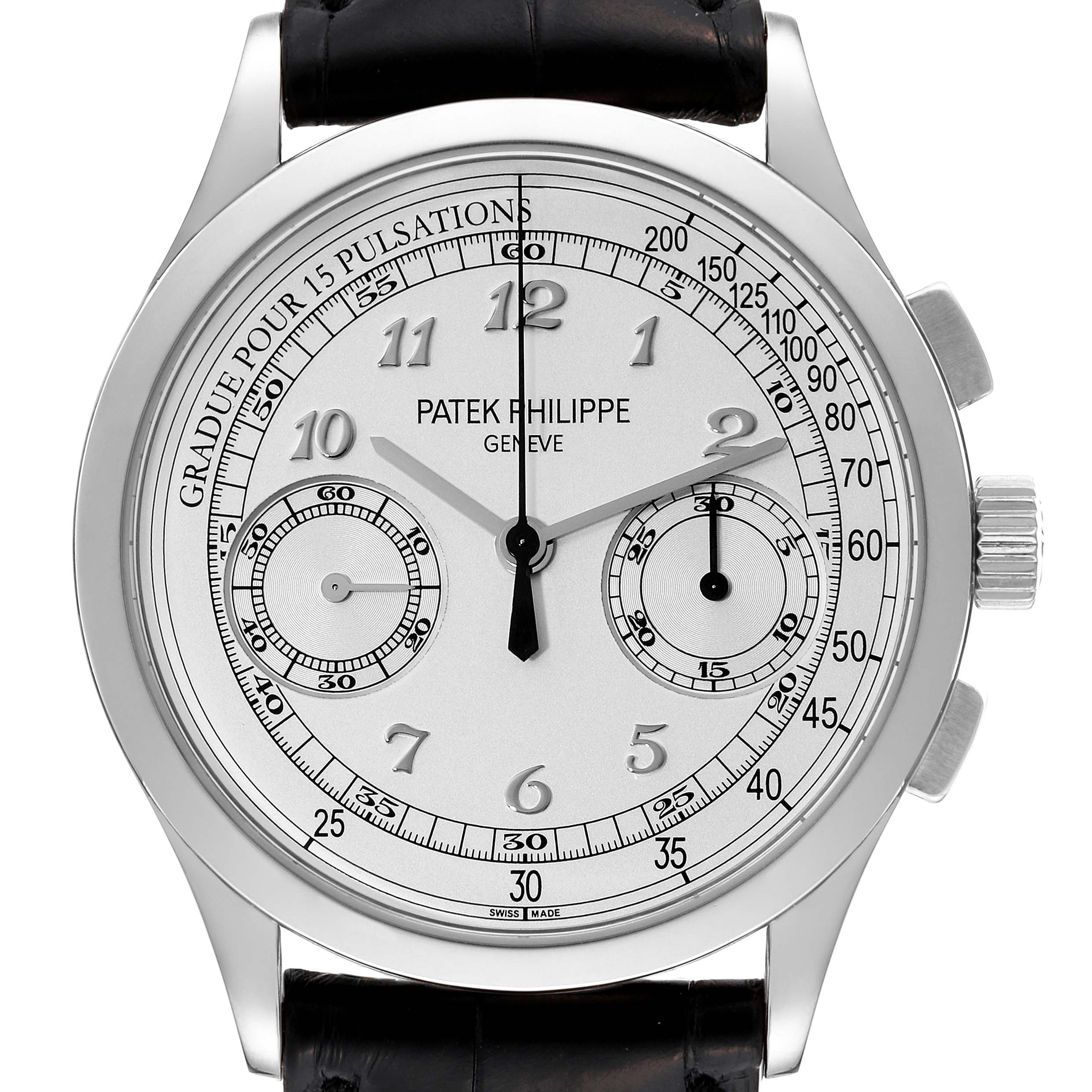 Patek Philippe Complications Chronograph White Gold Mens Watch 5170 ...