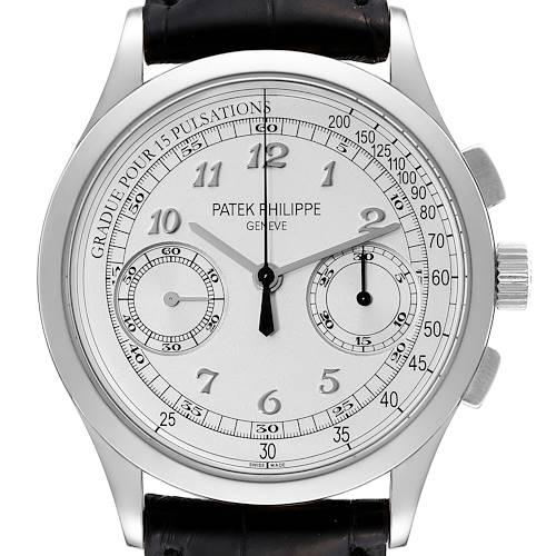 Photo of Patek Philippe Complications Chronograph White Gold Mens Watch 5170