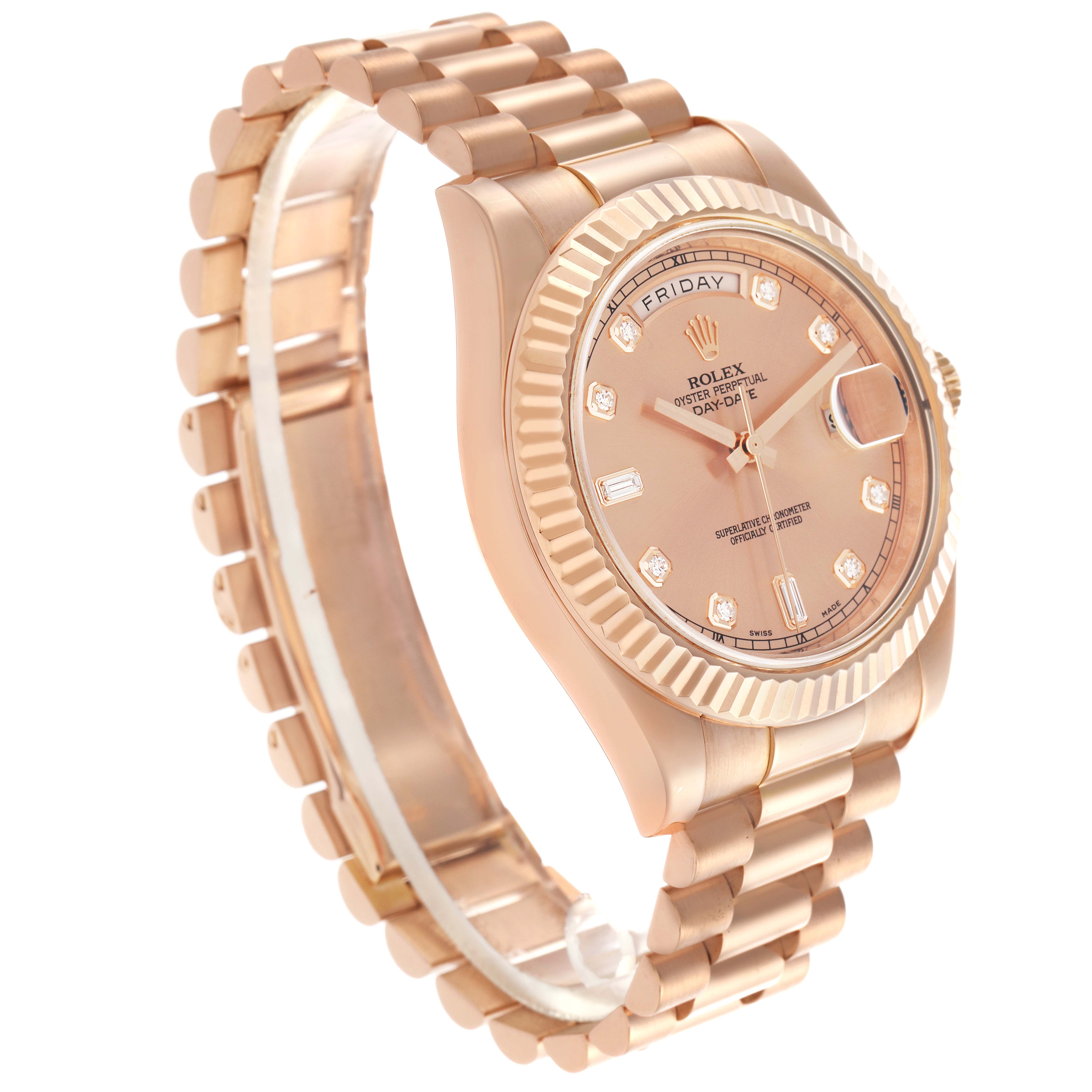 Rolex President Rose Gold 218235 | Stock 70094 | SwissWatchExpo