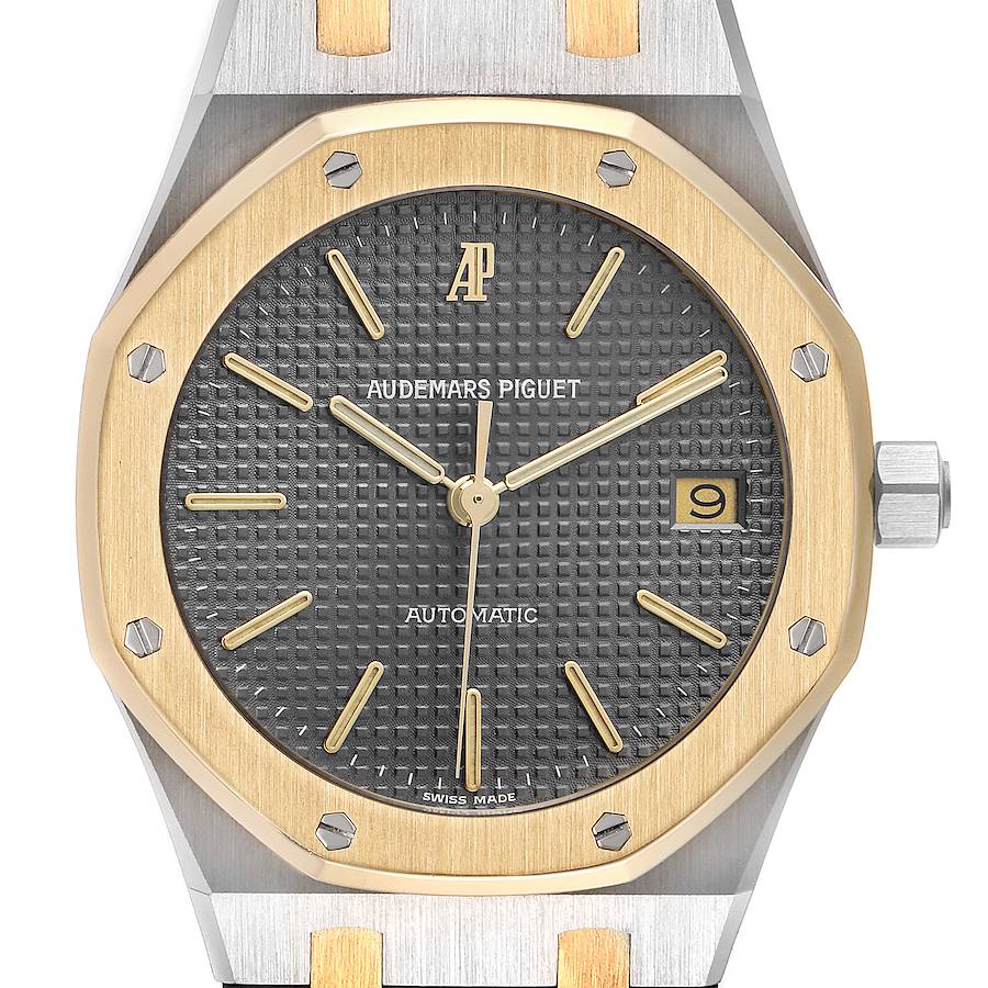 Audemars Piguet Royal Oak Steel Yellow Gold Mens Watch 14700SA SwissWatchExpo