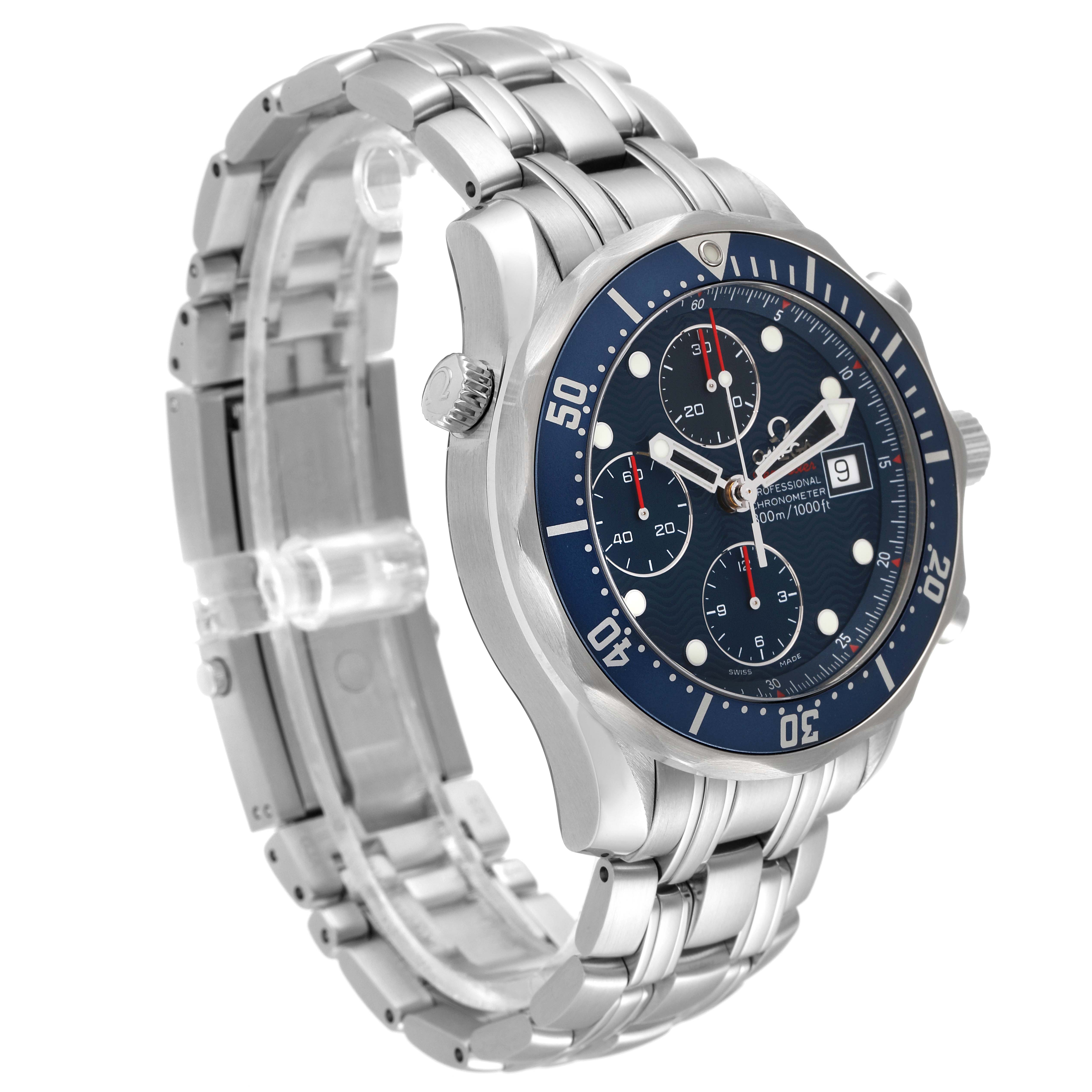 Omega Seamaster 300m Chronograph Automatic Watch 2225.80.00 Box Card ...