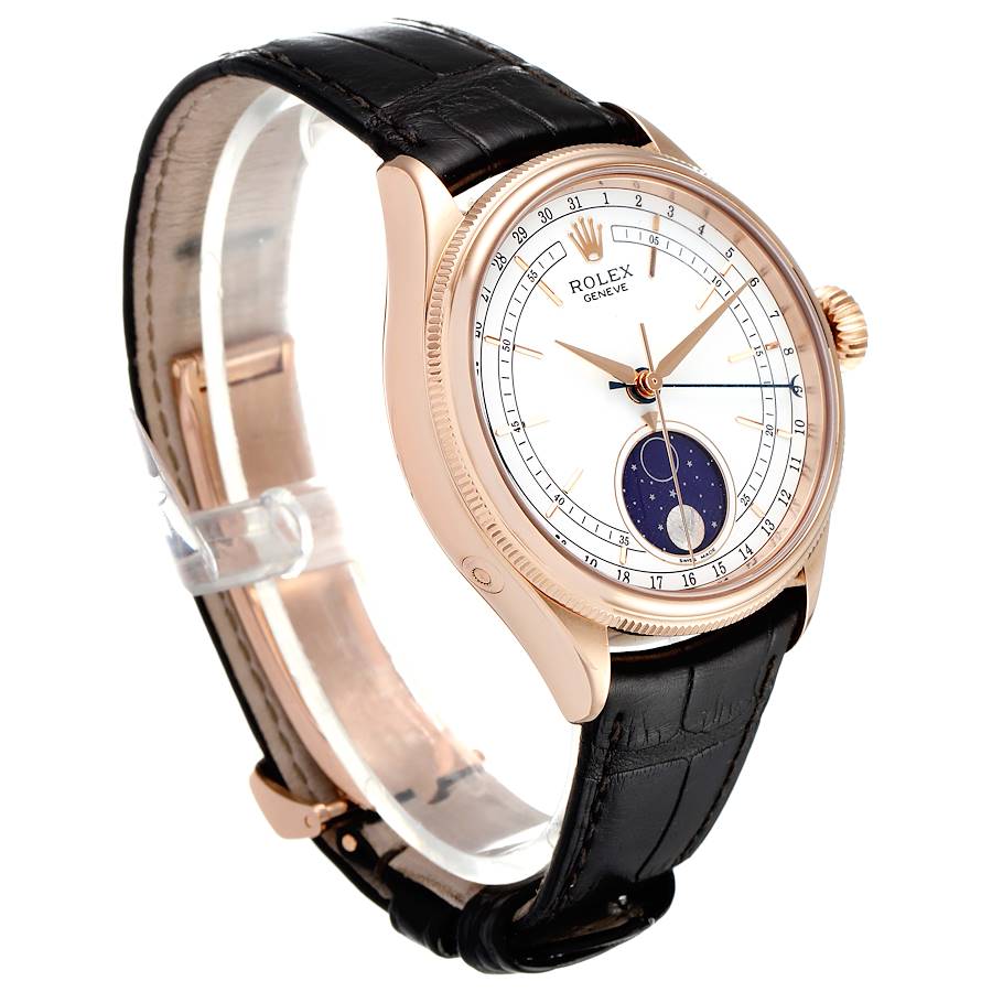 Rolex Cellini Moonphase Everose Gold Automatic Mens Watch 50535 Box Card | SwissWatchExpo