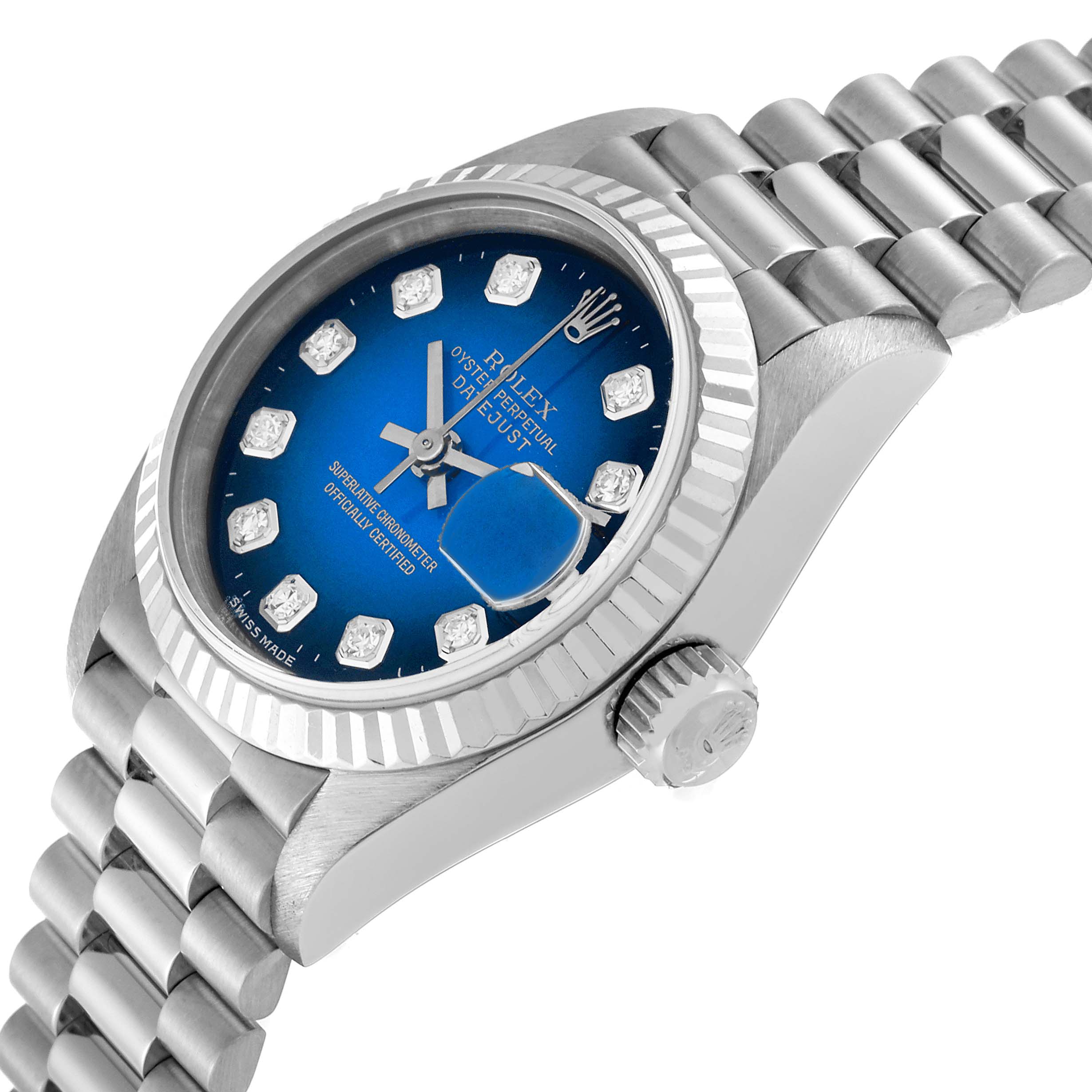 ROLEX 69179 ホワイトゴールド　1コマ ROLEX 69179 ホワイトゴールド 1コマ - メルカリ