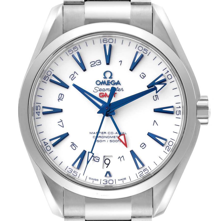 Omega Seamaster Aqua Terra GMT Titanium Mens Watch 231.90.43.22.04.001 Box Card SwissWatchExpo