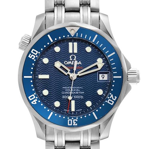 Photo of Omega Seamaster Midsize 36mm Co-Axial Steel Mens Watch 2222.80.00 Box Card