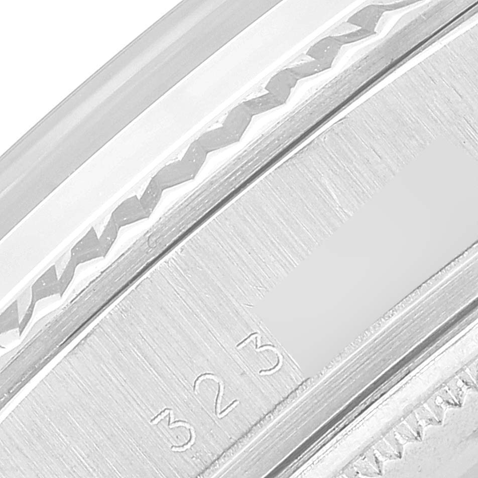 The image shows a close-up of the bezel and case edge of the Rolex Vintage Collection 1803 Men's White Gold Silver Dial 1803 Men's White Gold Silver Dial watch.
