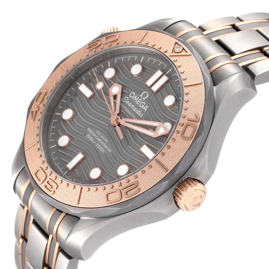 Omega Seamaster 42mm Titanium Rose Gold Watch 210.60.42.20.99.001 ...