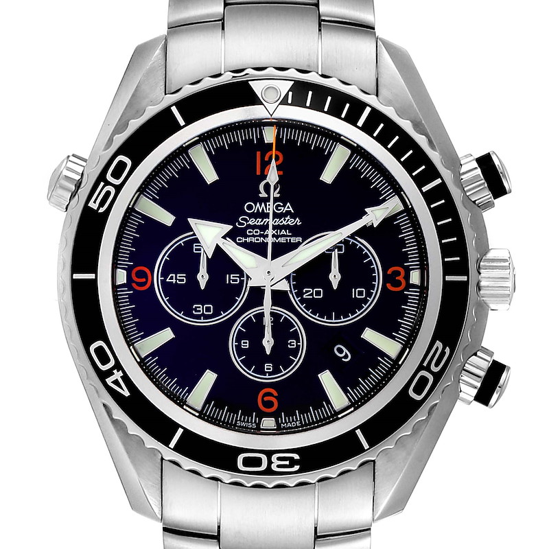 Omega Seamaster Planet Ocean Chronograph 45.5 mm Mens Watch 2210.51.00 SwissWatchExpo