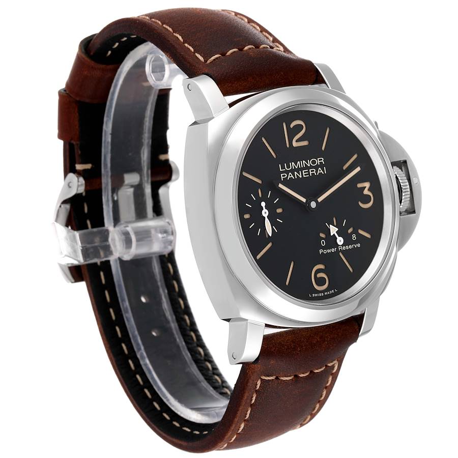 Panerai Luminor 8 Days 44mm Steel Mens Watch PAM00795 Box Papers