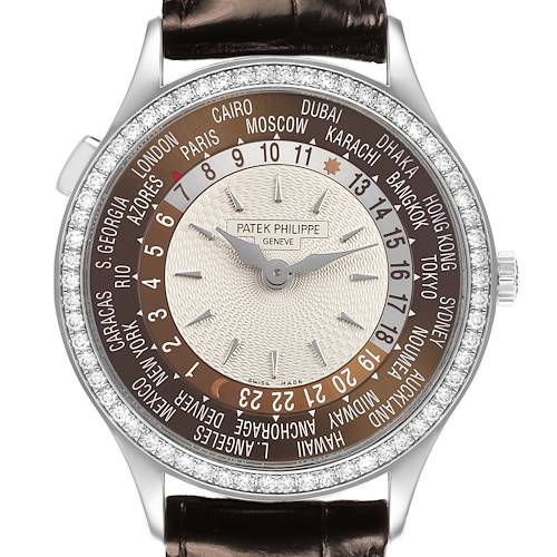 Photo of Patek Philippe World Time Complications Diamond 7130G 7130 Box Papers