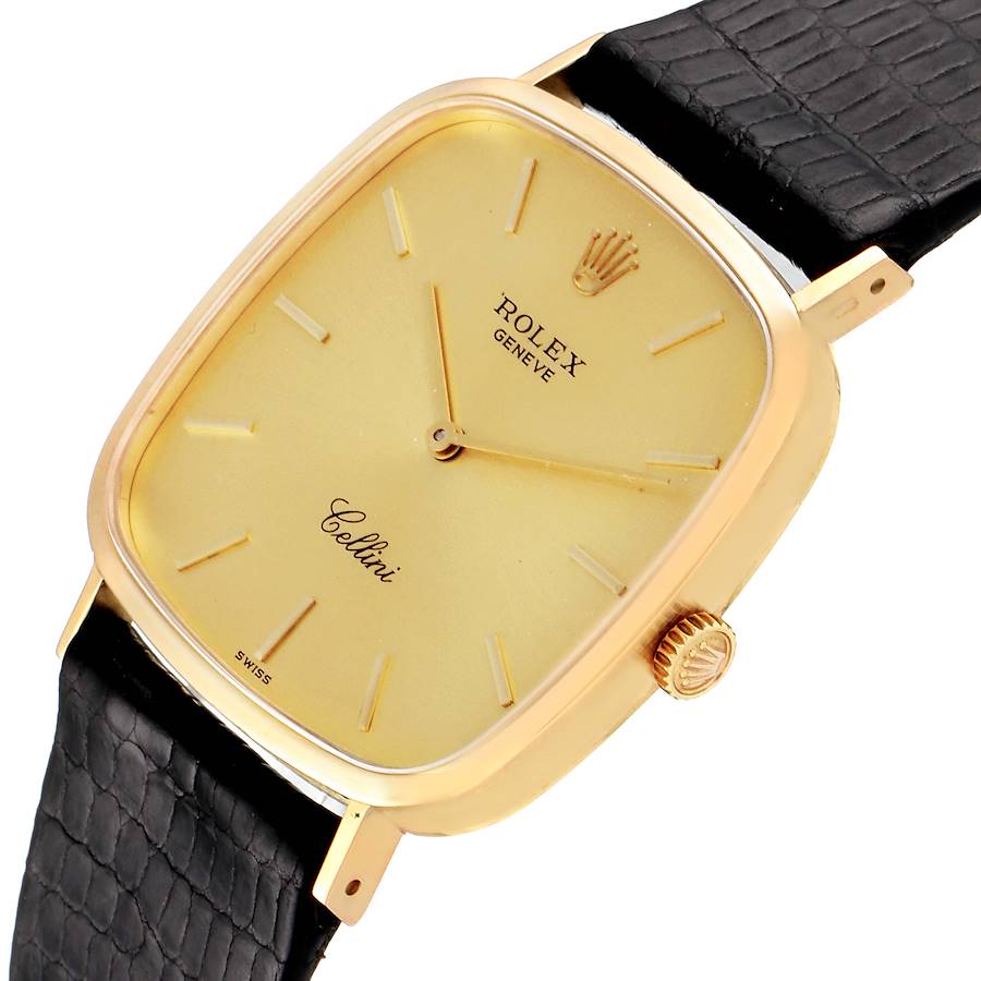 rolex cellini vintage 18k yellow gold watch 4114