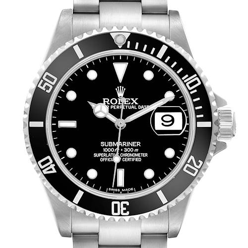 Photo of Rolex Submariner Date Steel Black Dial Mens Watch 16610