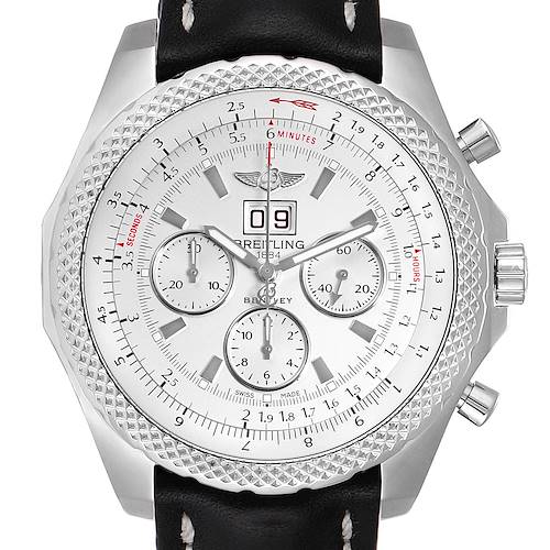 Photo of Breitling Bentley 6.75 Speed Chronograph Silver Dial Mens Watch A44364