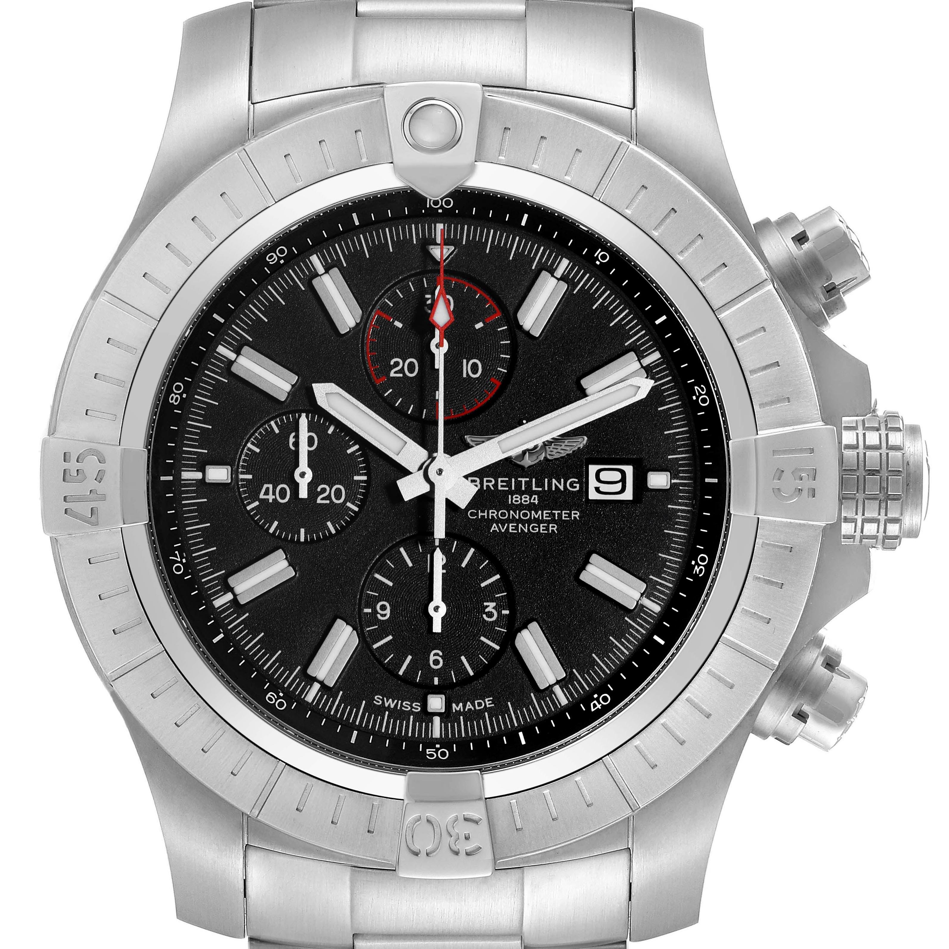Breitling Avenger Stainless Steel A13375 Stock 69901